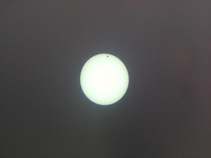 Projection of the transit of Venus